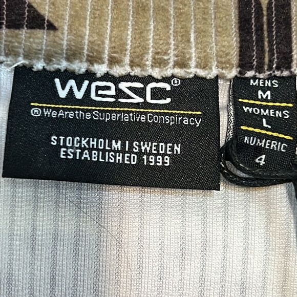 WESC Unisex Cord Trucker Light Blanket Shacket Tribal Boho Southwestern Large - Picture 9 of 14